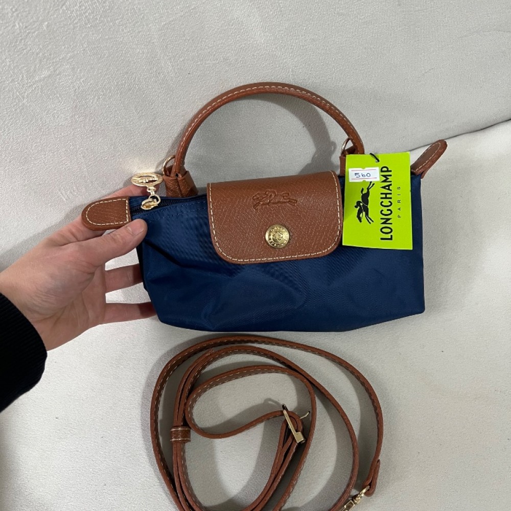 Longchamp Mini Lacivert Çanta